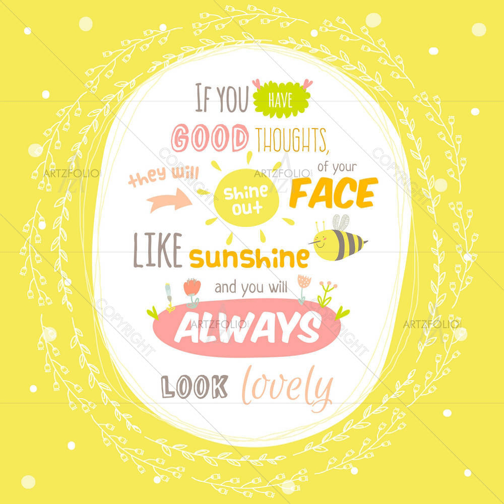 Motivational Quotes Art D2 — Botanical custom art by ArtzFolio