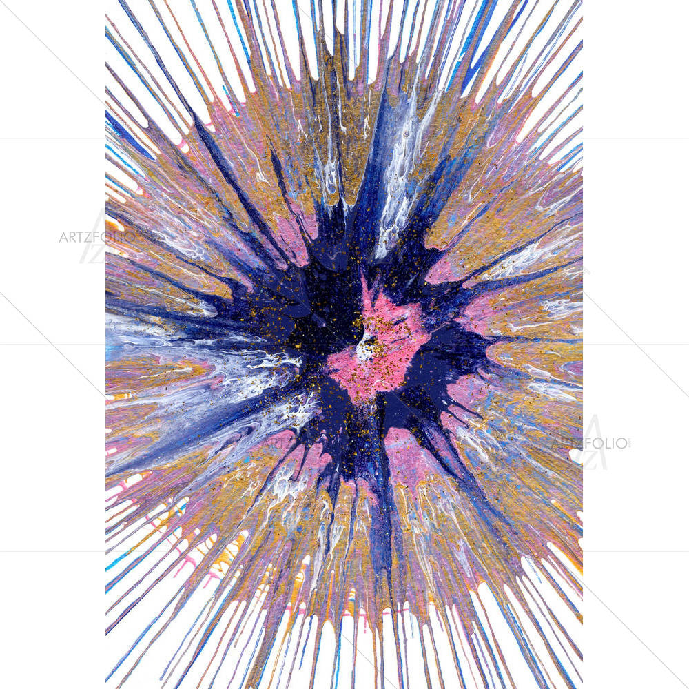Modern Jackson Pollock style D4 — custom-size art design 5004731
