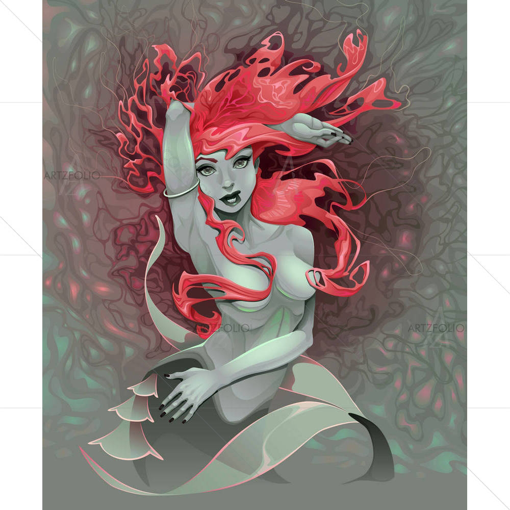 Mermaid D3 — Kids & Nursery custom art by ArtzFolio