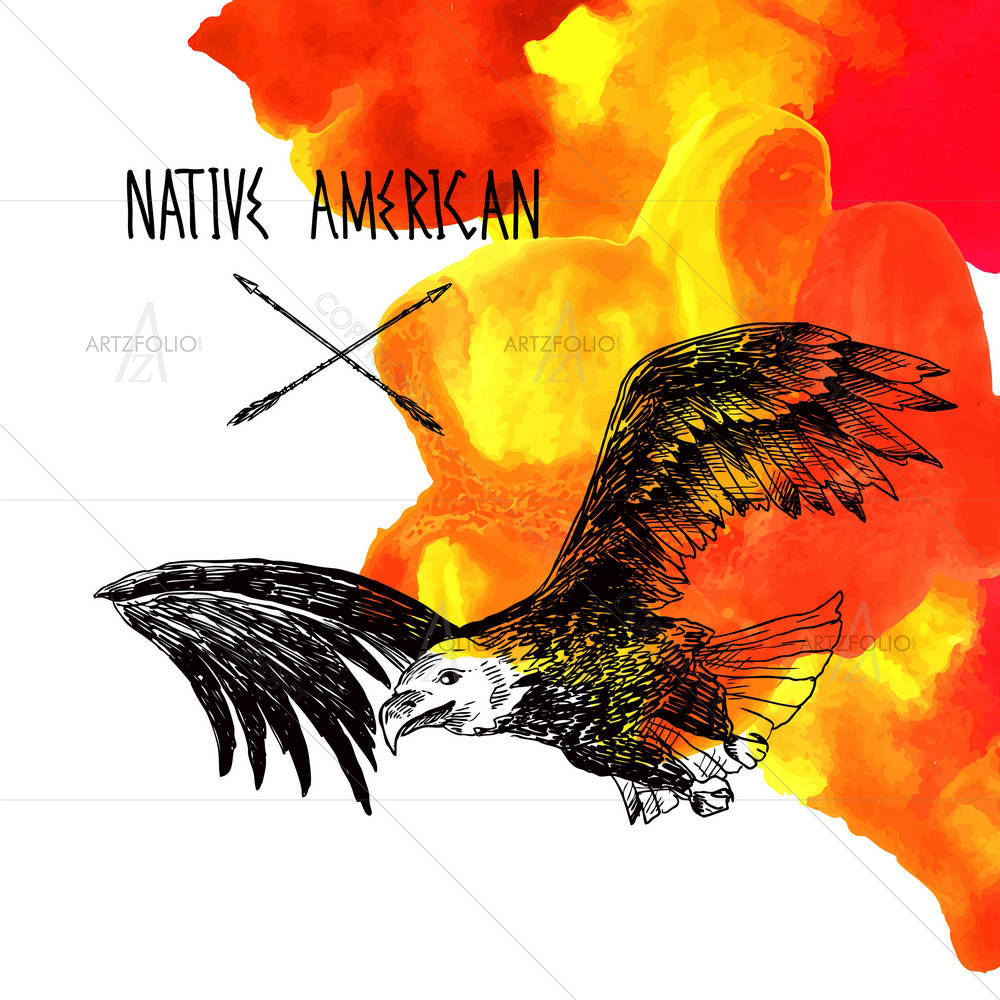 Native American D3 — custom-size art design 5004753