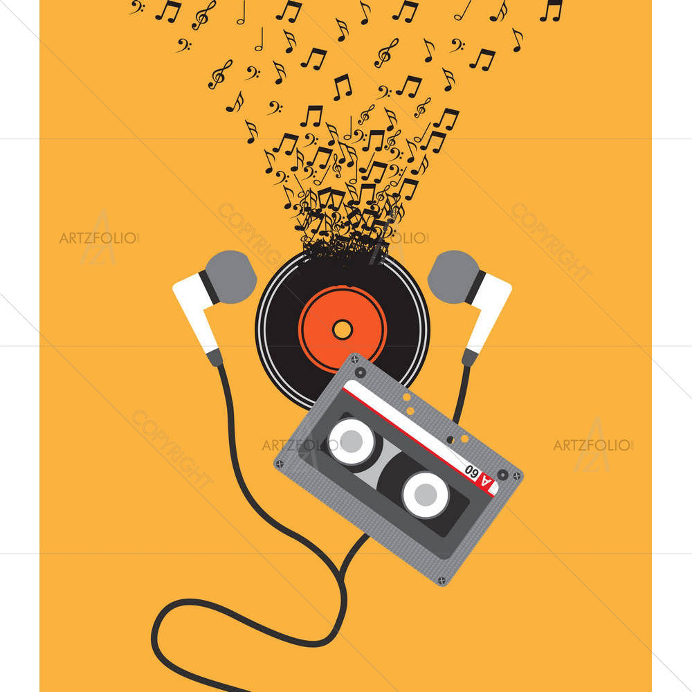 Music Concept Design D2 — custom-size art design 5004758