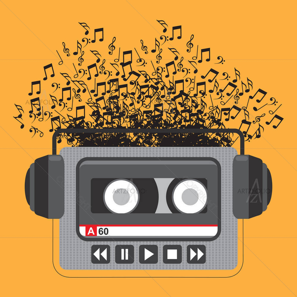 Music Concept Design D7 — custom-size art design 5004763