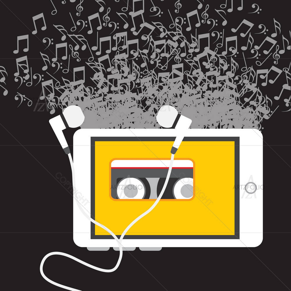 Music Concept Design D13 — Abstract custom art by ArtzFolio