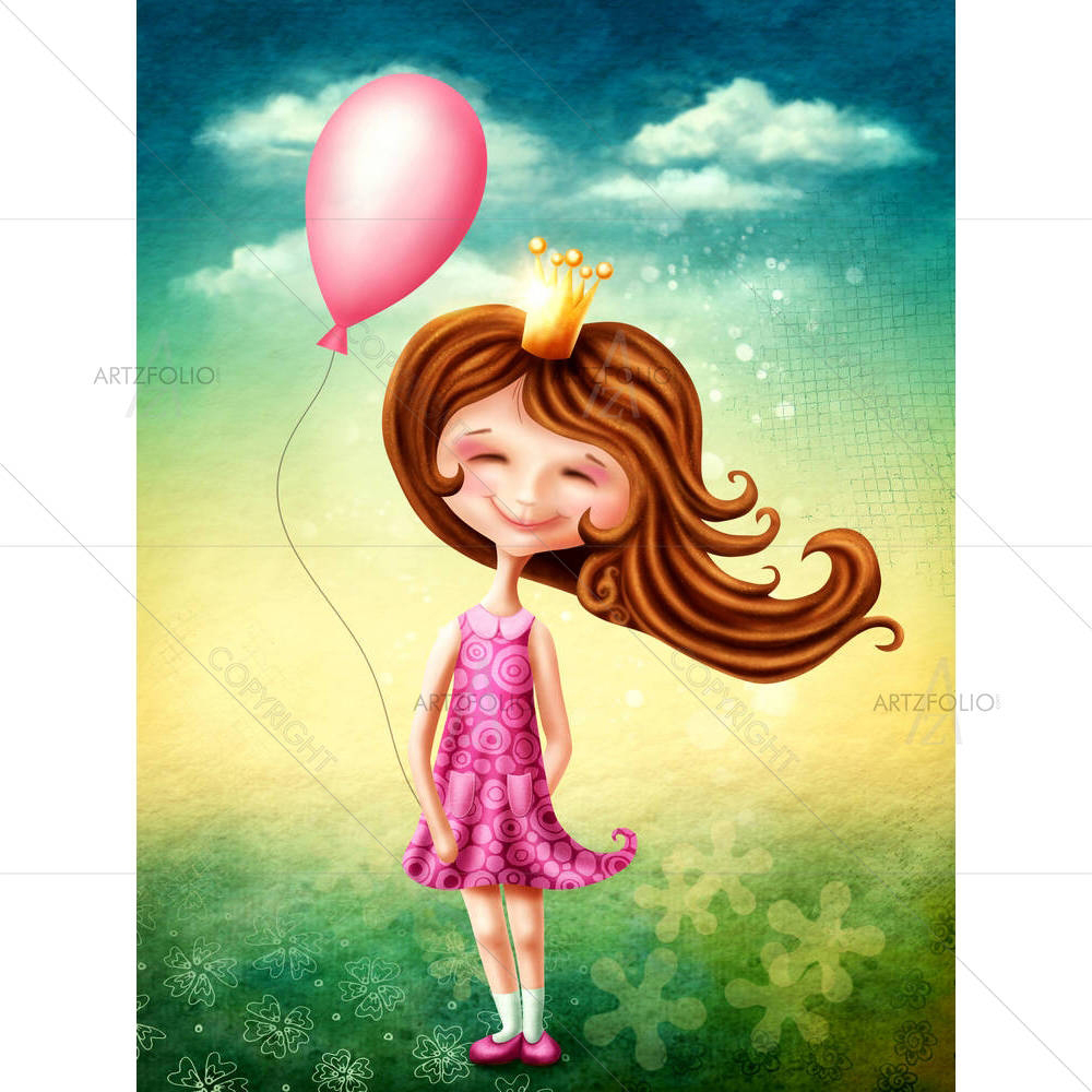 Little Fairy Girl D2 — custom-size art design 5004808