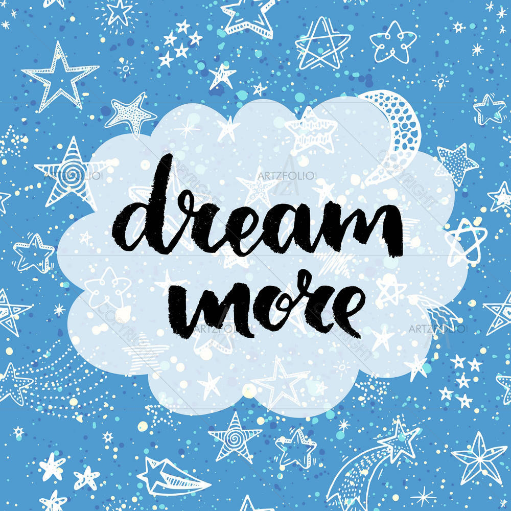 Dream More — Books custom art by ArtzFolio
