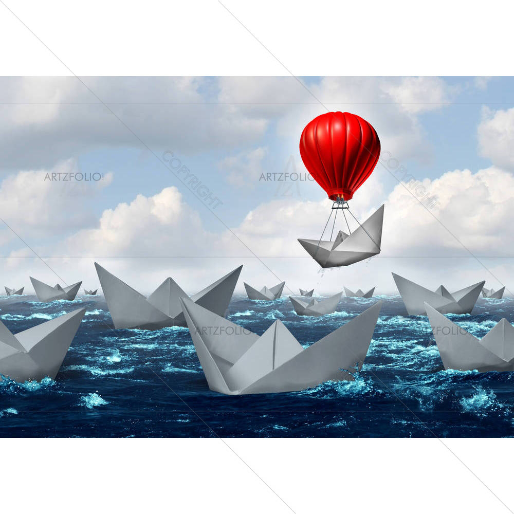 Business Advantage Concept Art — Abstract custom art by ArtzFolio