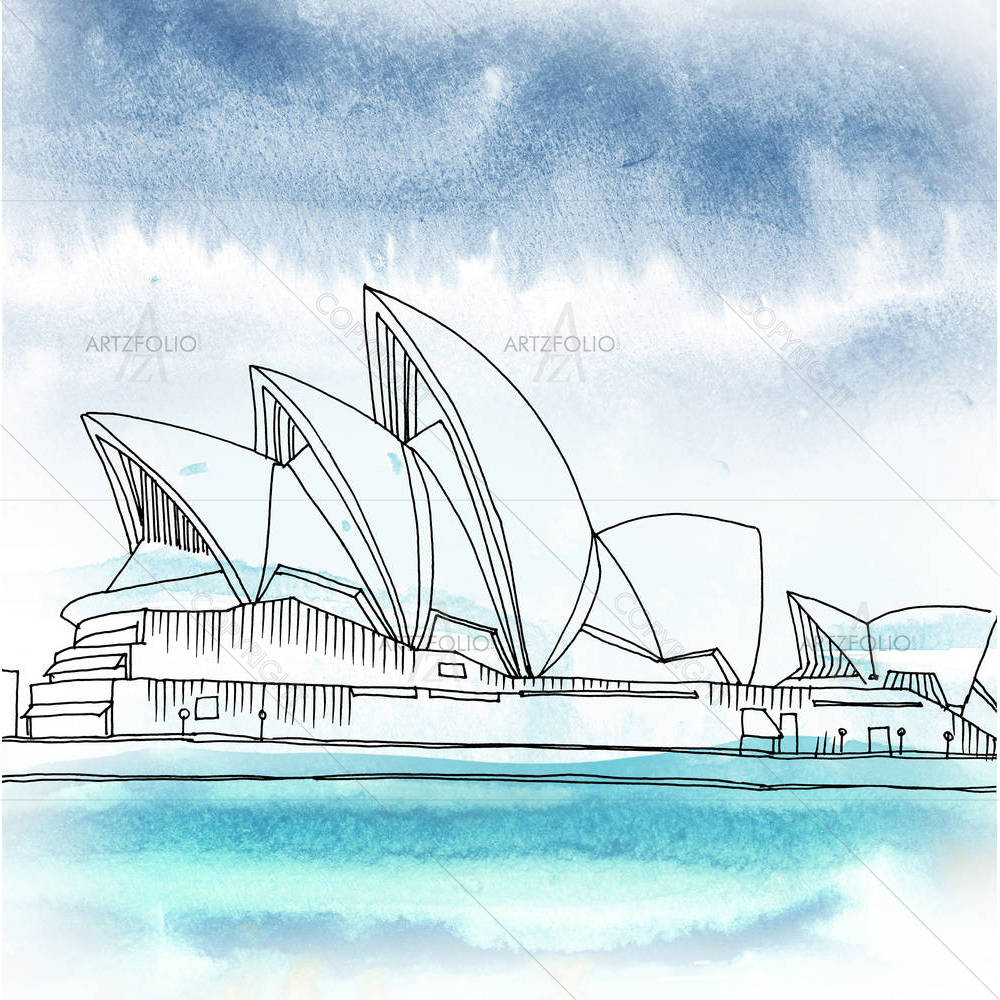 Sydney Opera House Australia — custom-size art design 5004839