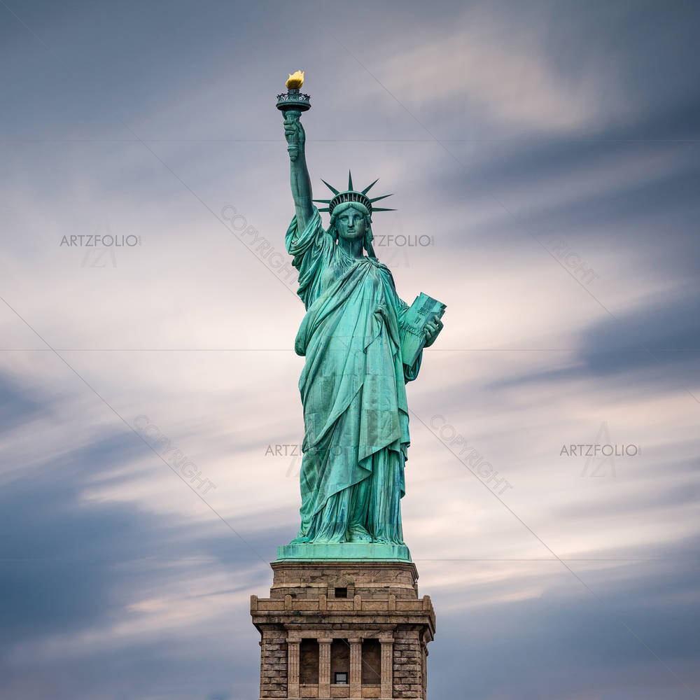 The Statue Of Liberty In New York City, USA — custom-size art design 5004843