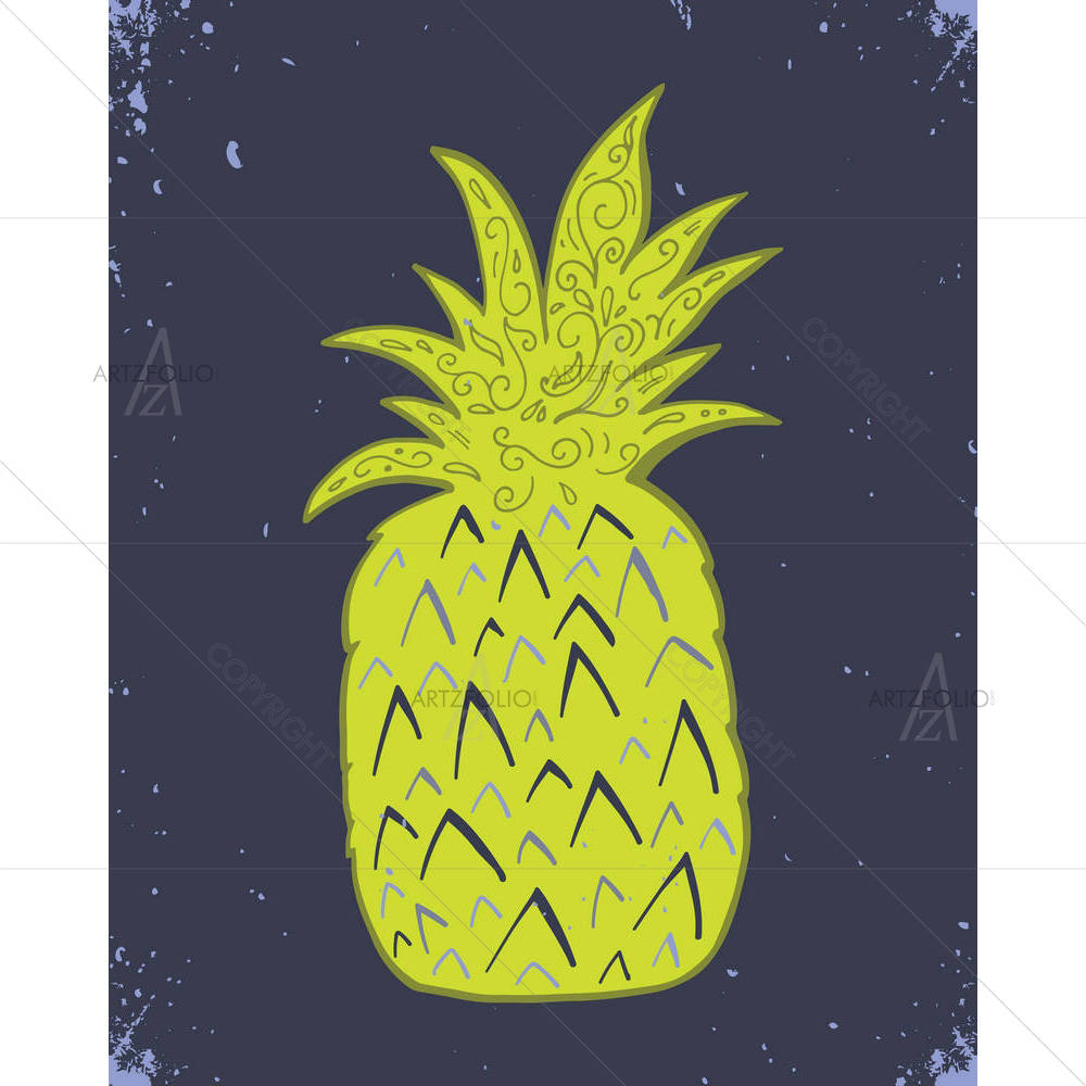 Pineapple — custom-size art design 5004850