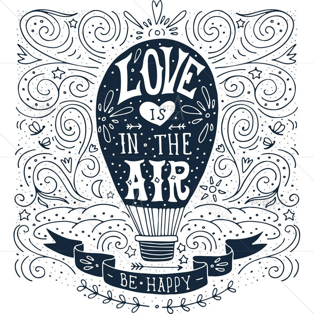 Air Balloon D2 — custom-size art design 5004865