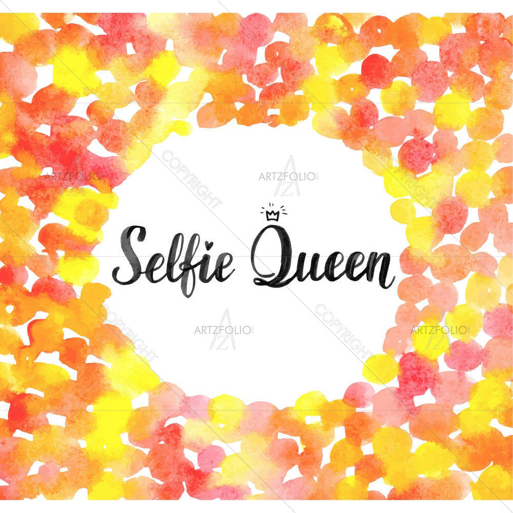 Selfie Queen — Abstract custom art by ArtzFolio