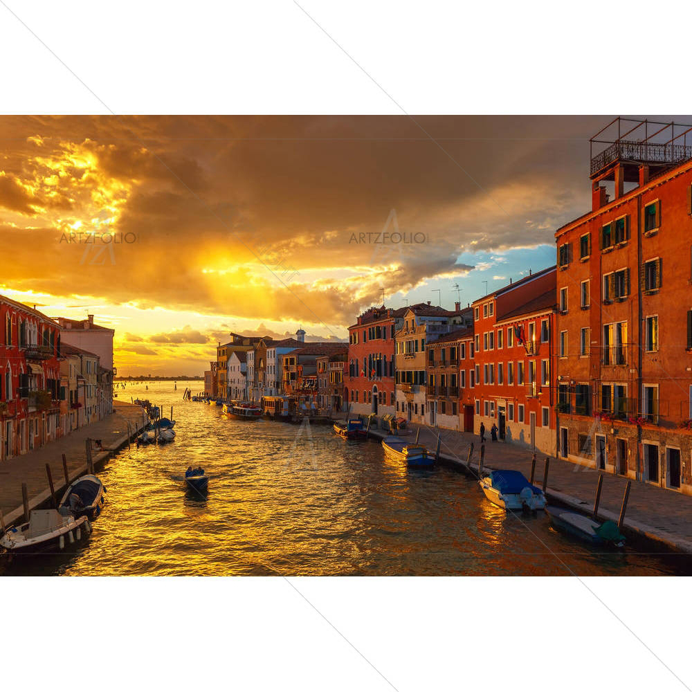 Canal Cannaregio, Venice Italy — custom-size art design 5004883