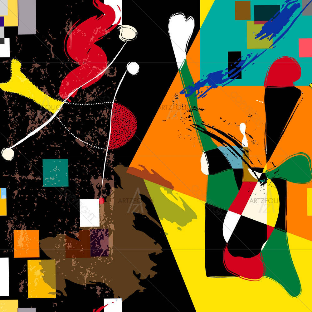 Abstract Artwork D209 — Abstract custom art by ArtzFolio