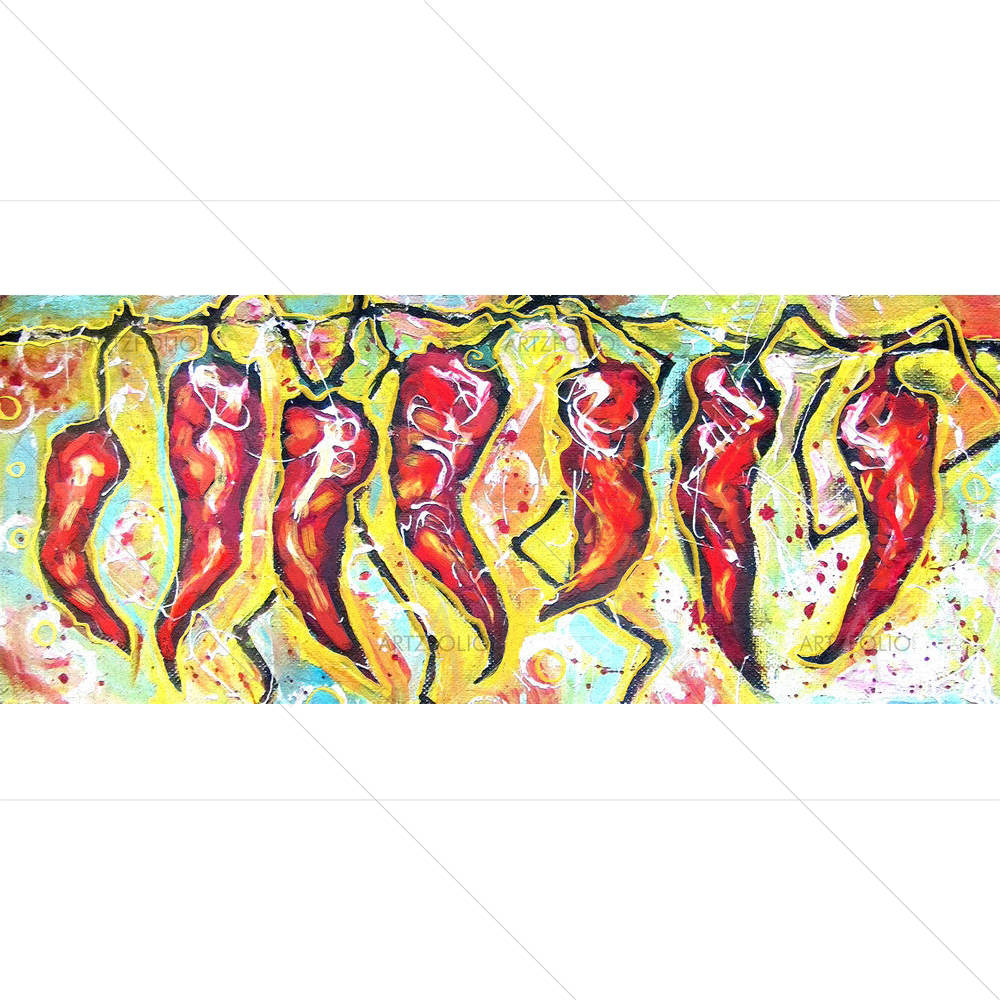Colorful Vegetables — custom-size art design 5004906
