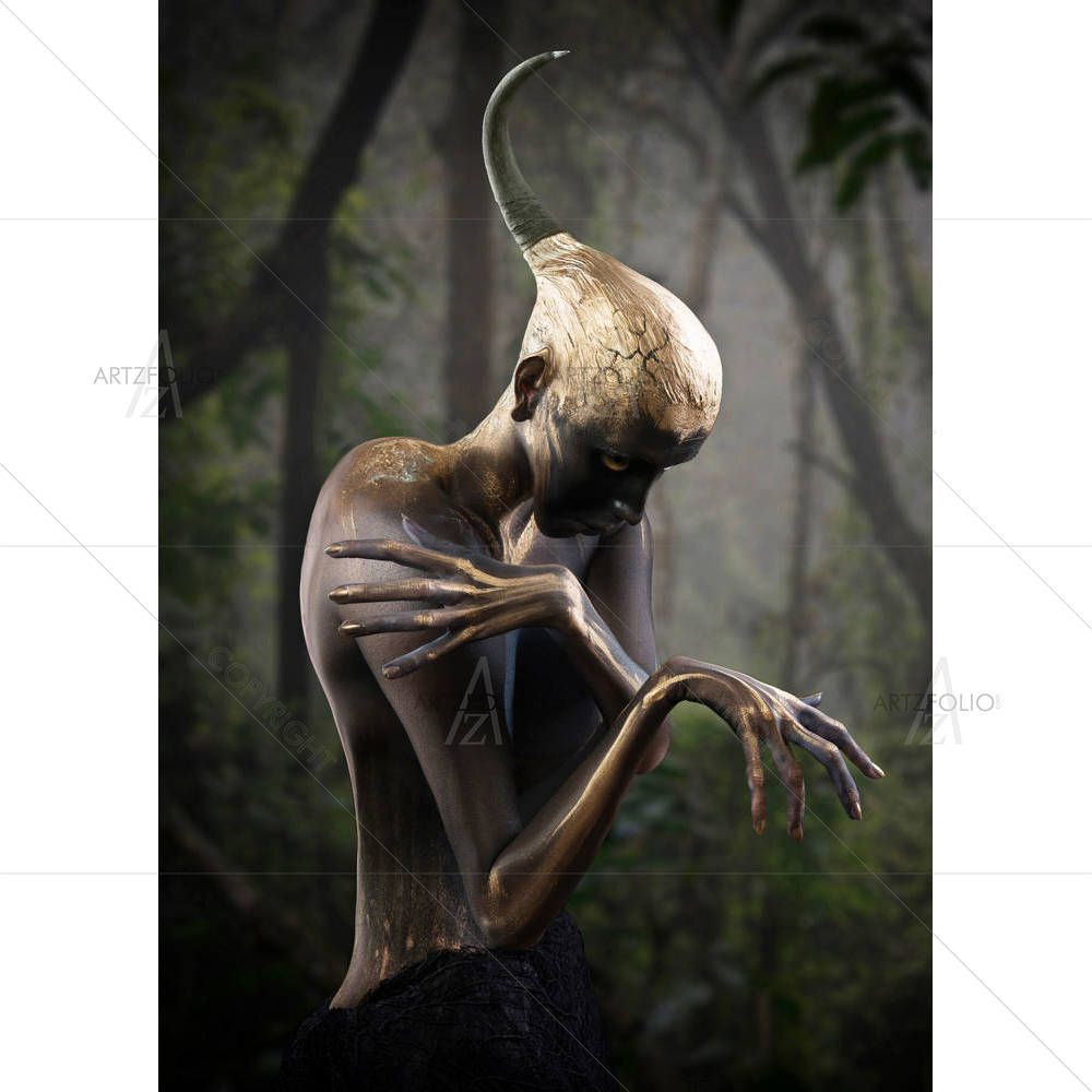 Fantasy Style Portrait — Fantasy custom art by ArtzFolio