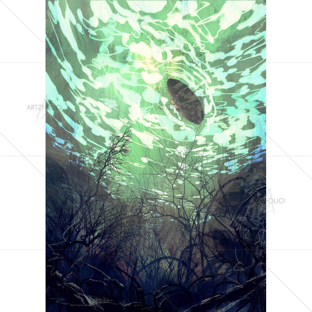 Underwater View — custom-size art design 5004964