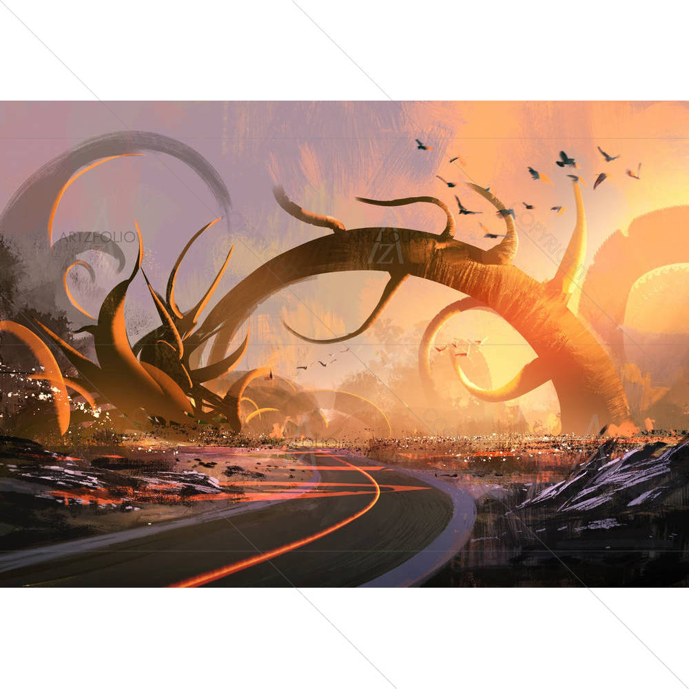 Fantasy Landscape D9 — custom-size art design 5004977