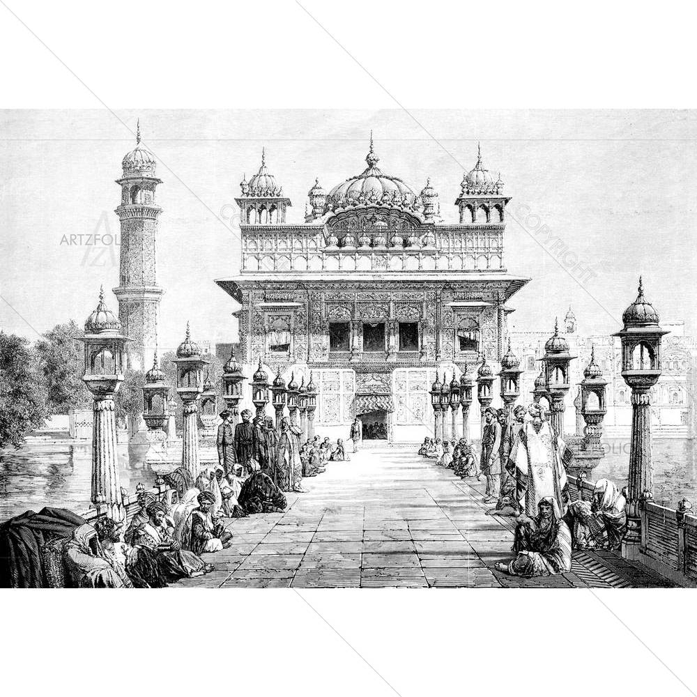 The Golden Temple Amristar India — custom-size art design 5004990