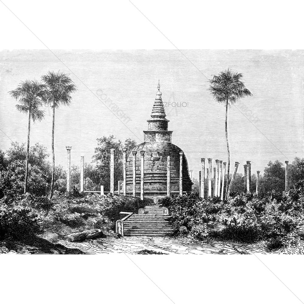 Thuparamaya Sri Lanka — custom-size art design 5004995