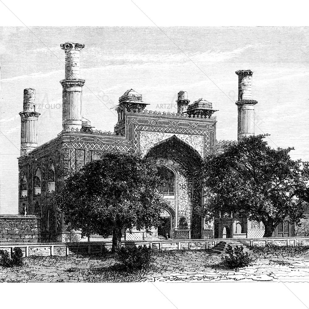 Sikander Bagh Lucknow India — Ancient custom art by ArtzFolio