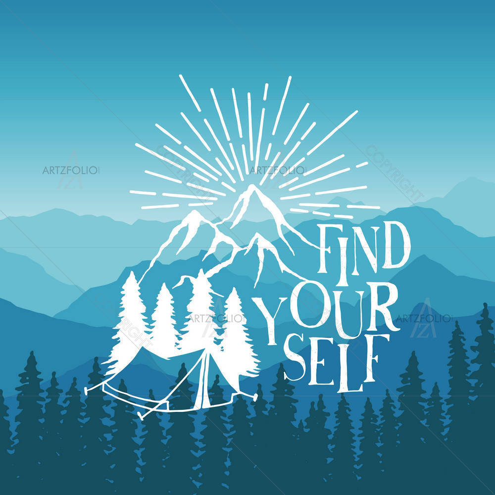 Find Yourself — Ancient custom art by ArtzFolio