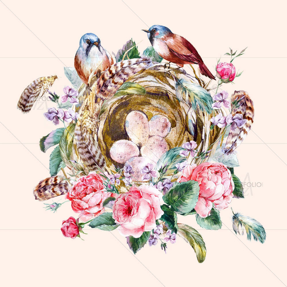 Floral Vintage — Botanical custom art by ArtzFolio