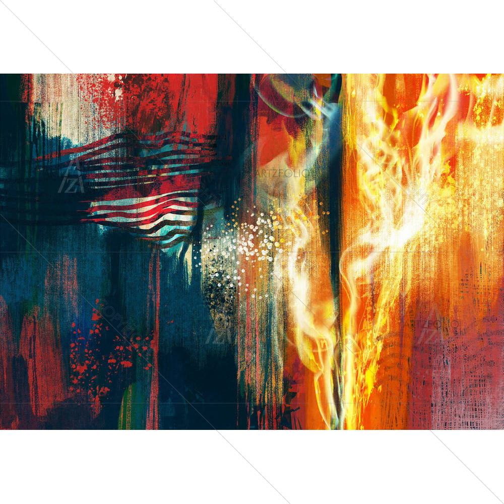 Colorful Abstract Artwork — custom-size art design 5005056