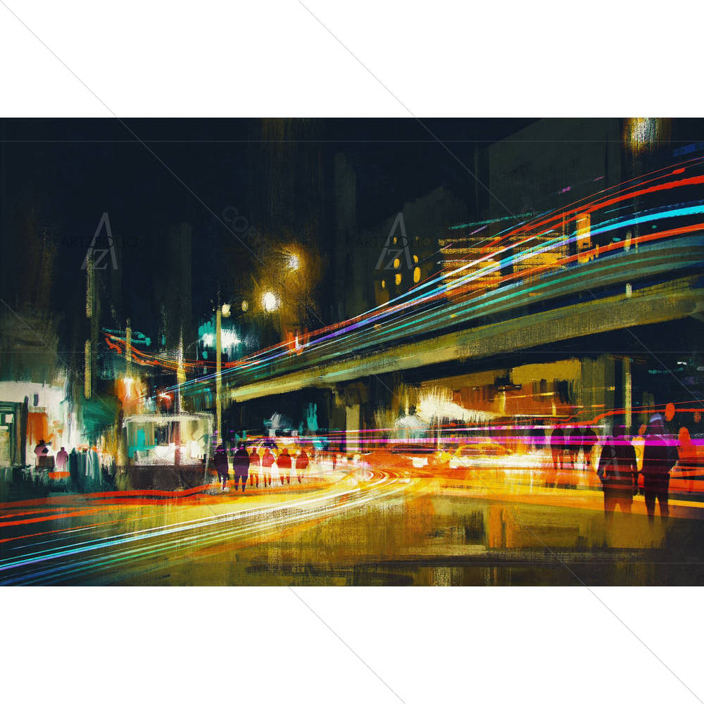 City Street — custom-size art design 5005057