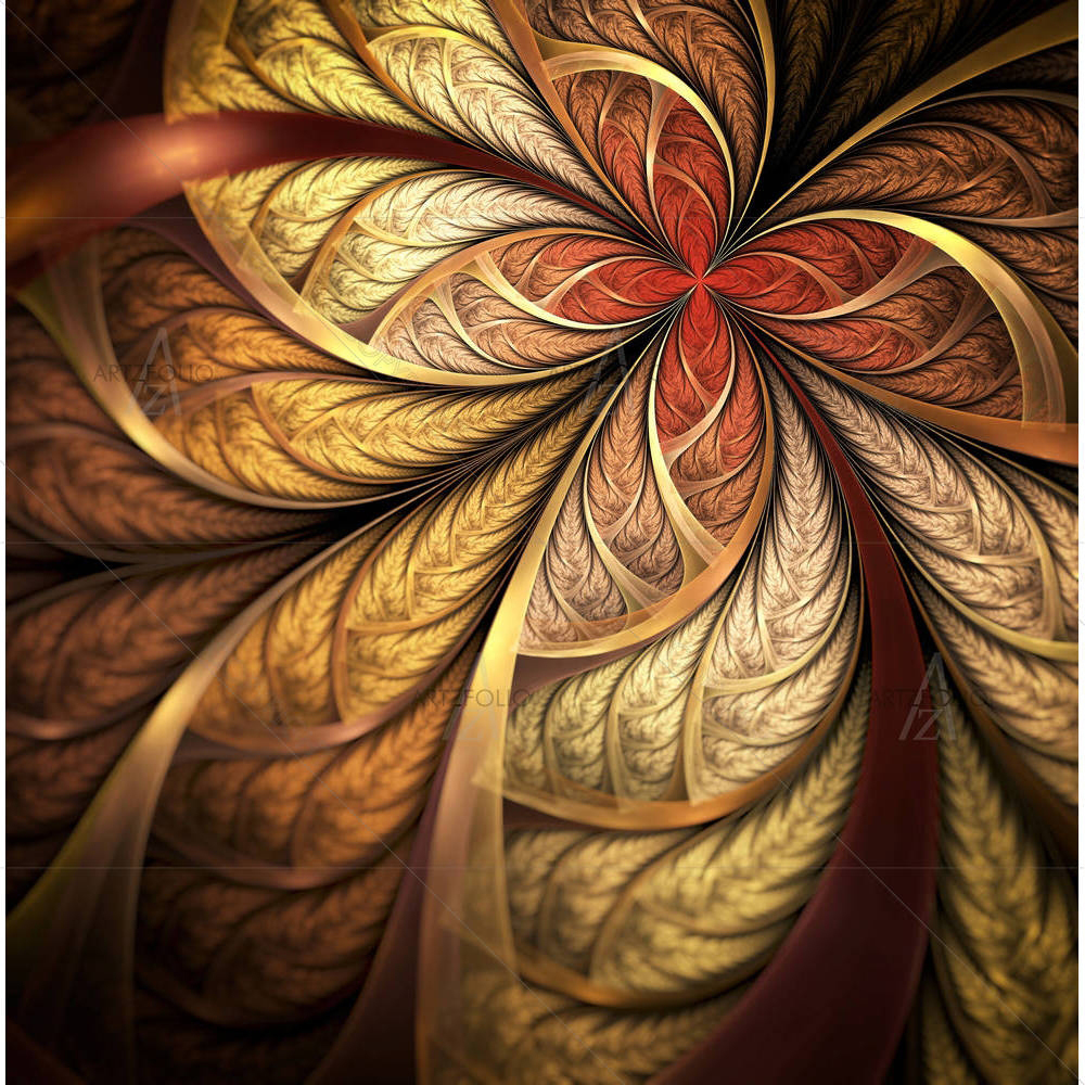 Autumn Leaves D1 — custom-size art design 5005073
