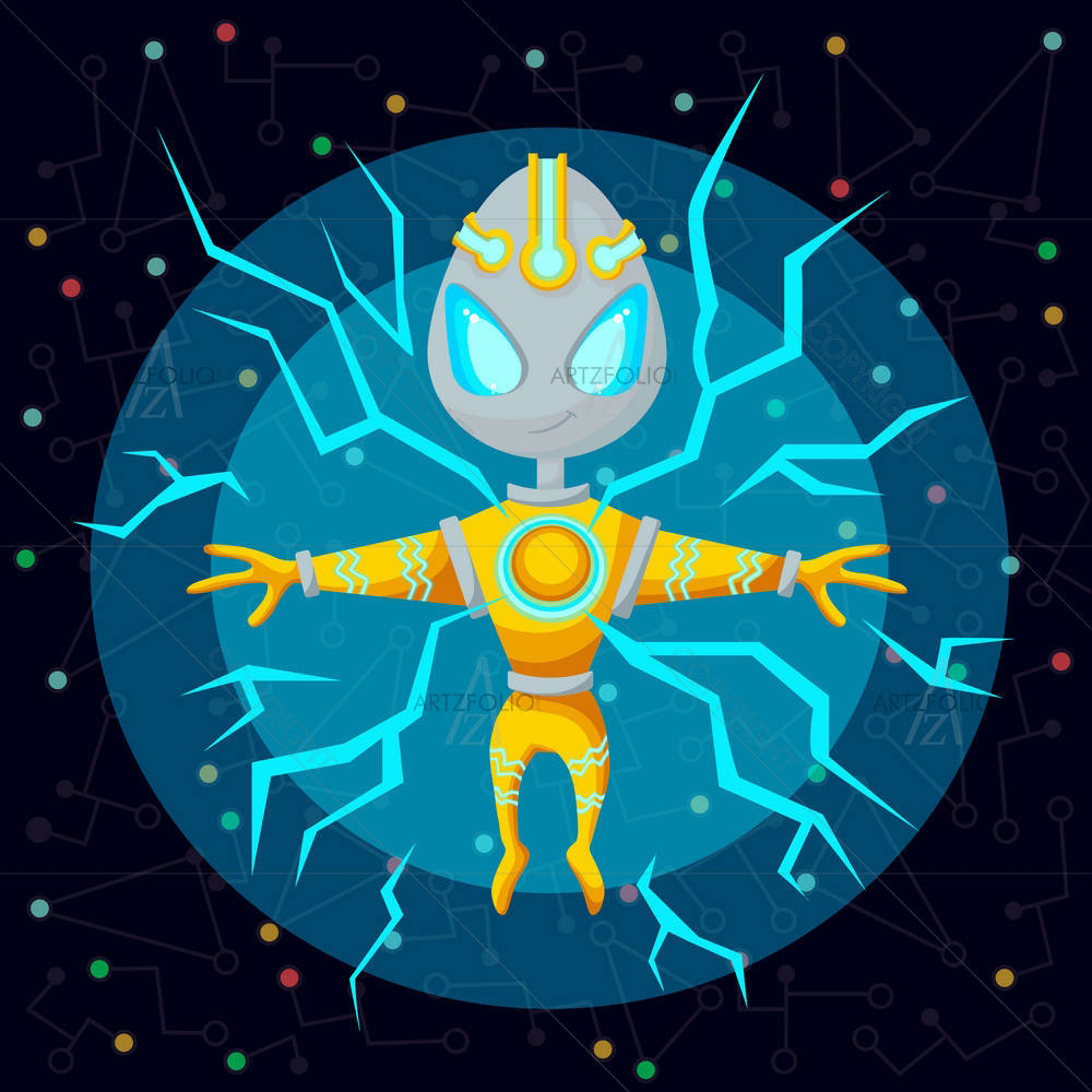 Outer Space D4 — custom-size art design 5005085