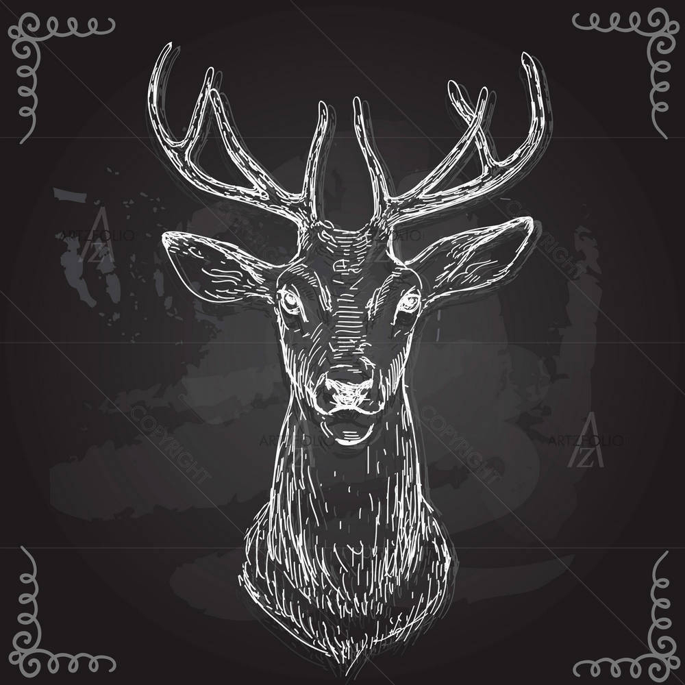 Deer D4 — custom-size art design 5005086