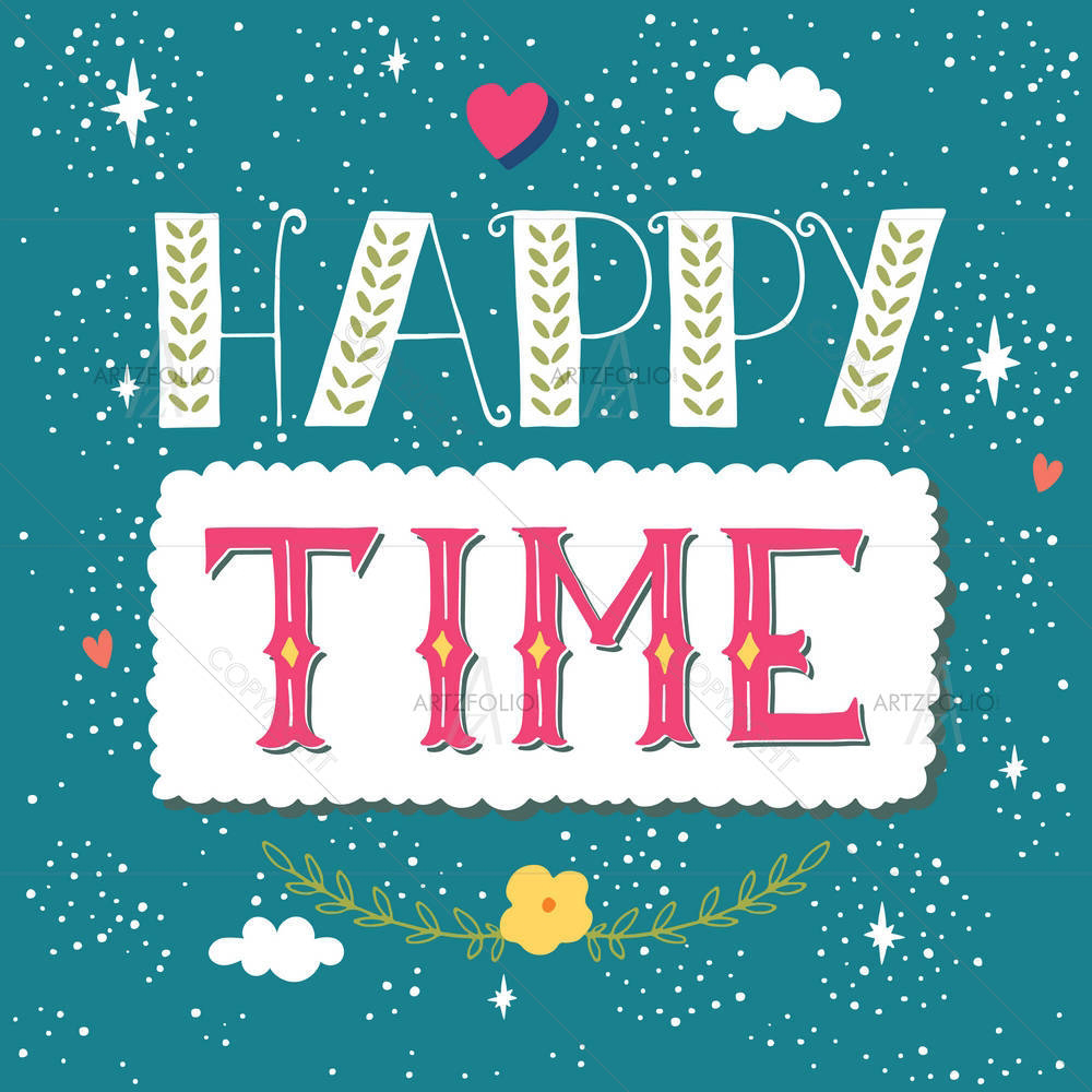 Happy Time — custom-size art design 5005112