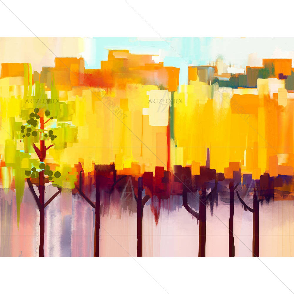 Abstract Tree D2 — custom-size art design 5005118