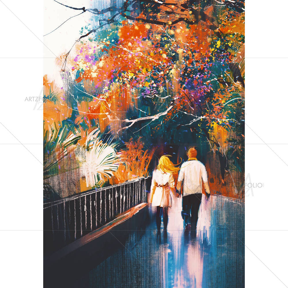 Autumn Park D2 — custom-size art design 5005139