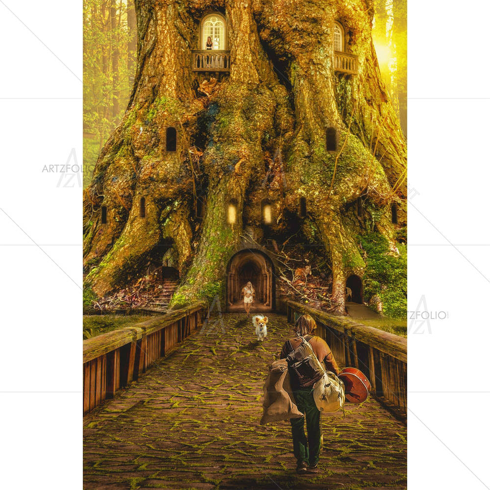 Returning From A Long Trip — Devotional custom art by ArtzFolio
