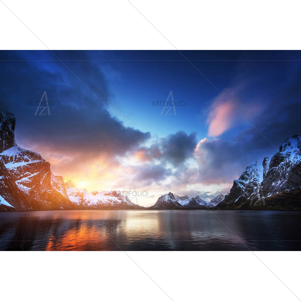 Lofoten Islands, Norway — custom-size art design 5005155