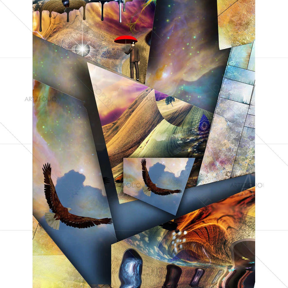 Surrreal Layered Art — custom-size art design 5005163