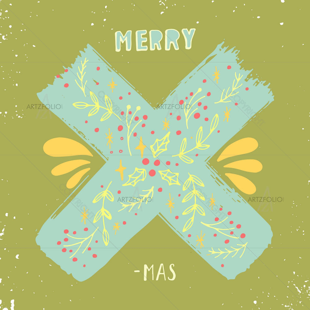 Merry Christmas D2 — custom-size art design 5005222