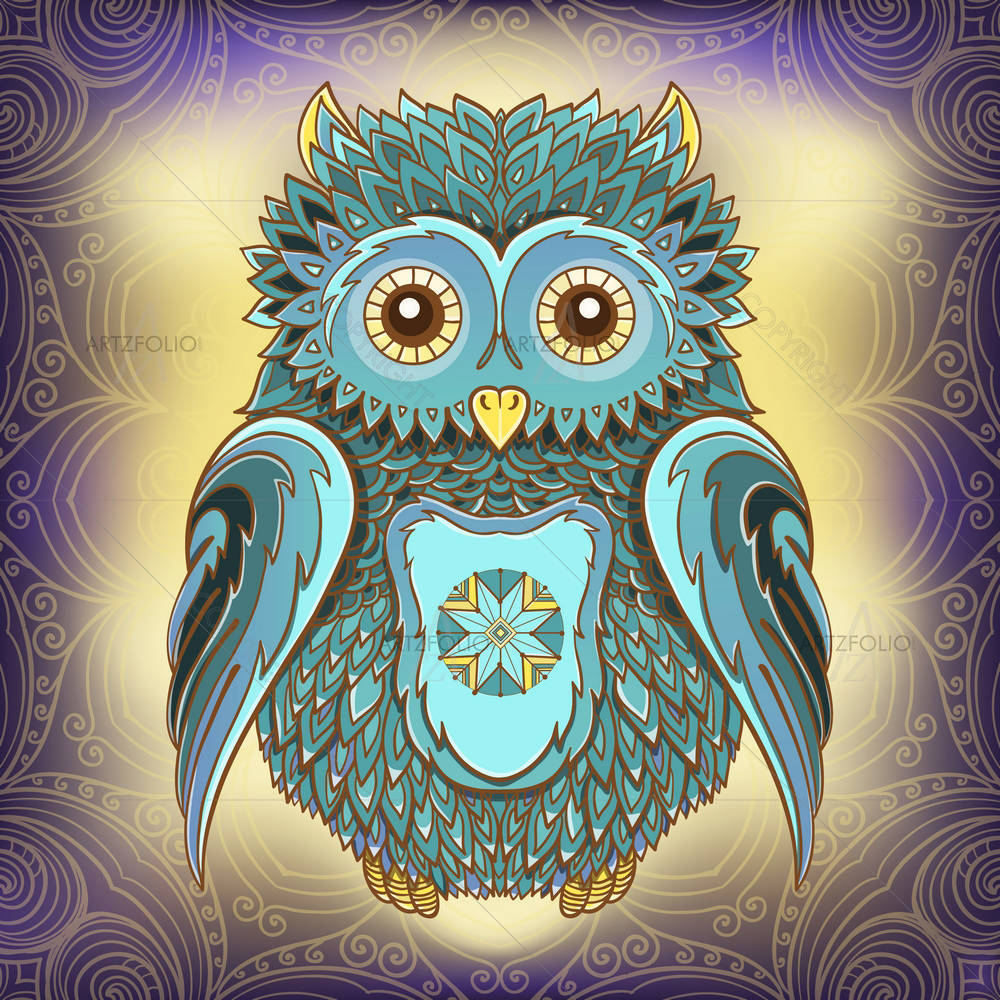 Owl D2 — custom-size art design 5005243