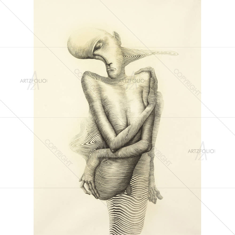 Abstract Human Body — custom-size art design 5005269