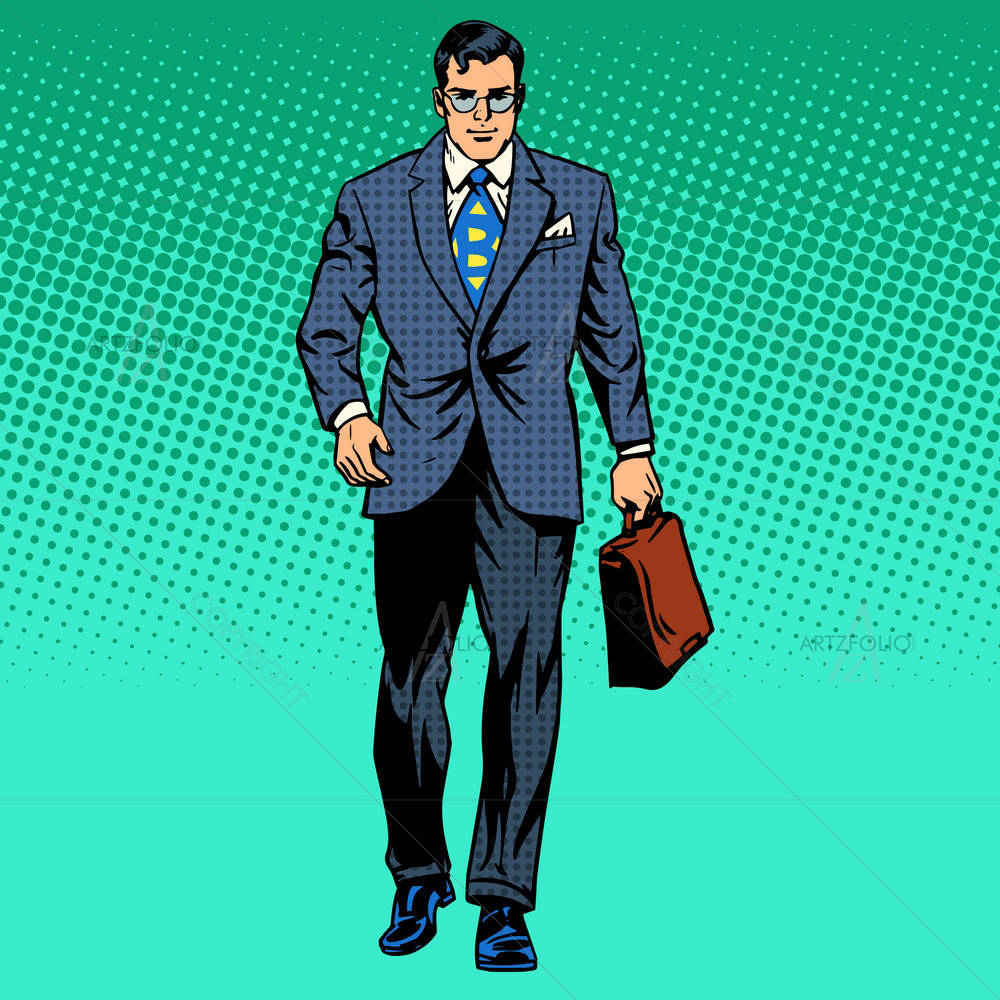 Businessman — custom-size art design 5005280