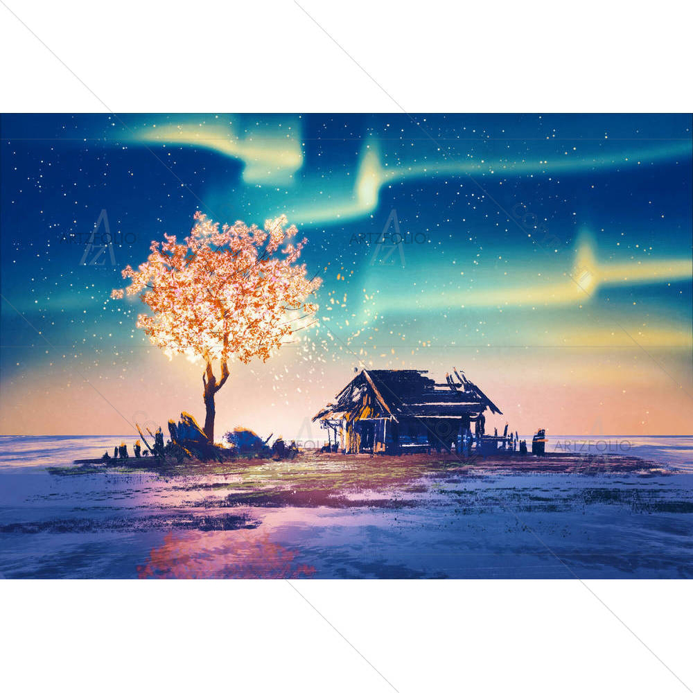Fantasy Tree Lights — custom-size art design 5005287