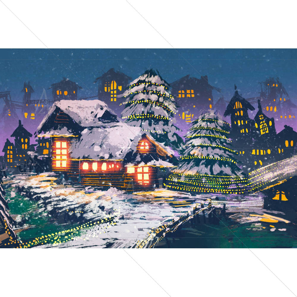 Christmas Night Eve D1 — Devotional custom art by ArtzFolio