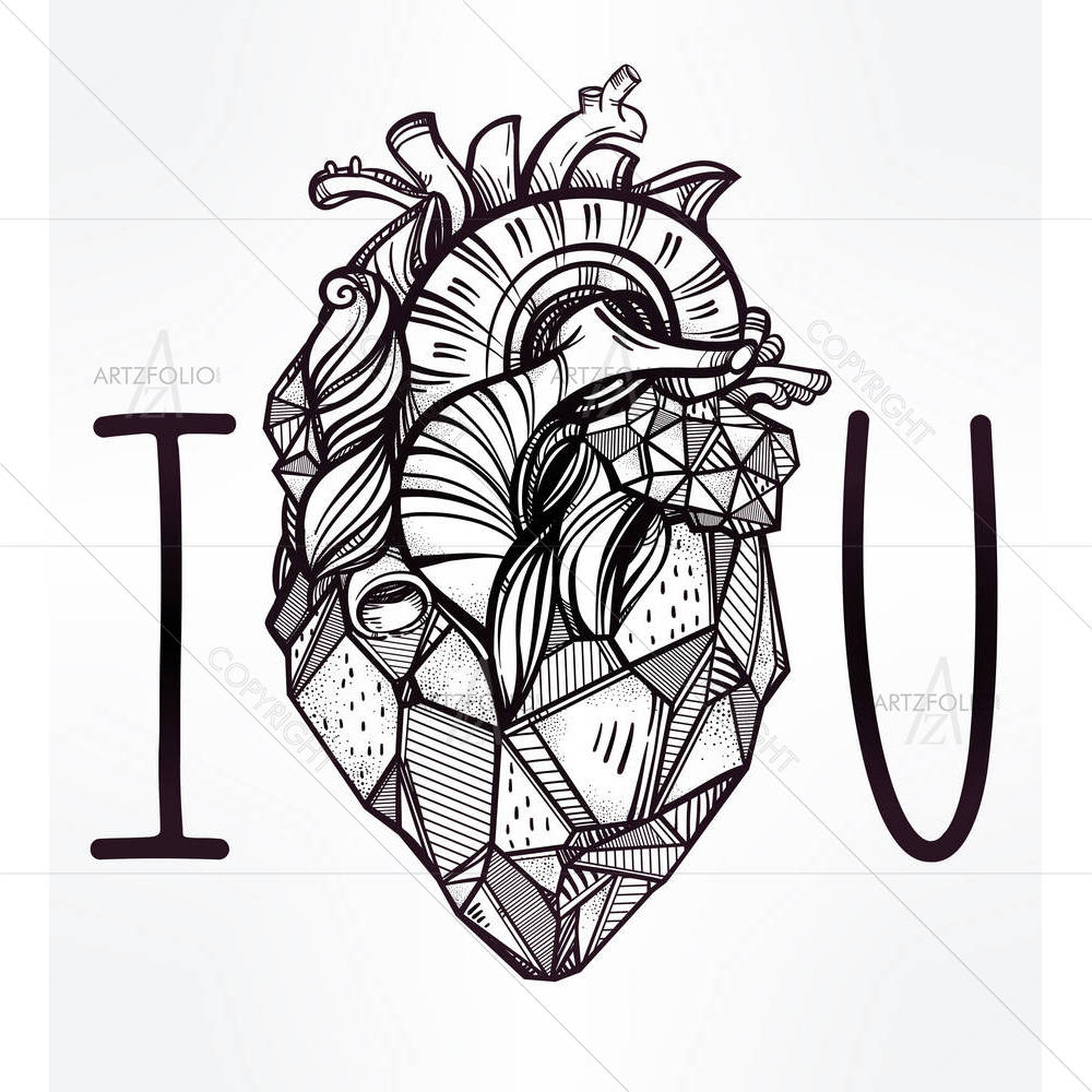 Human Heart — custom-size art design 5005374