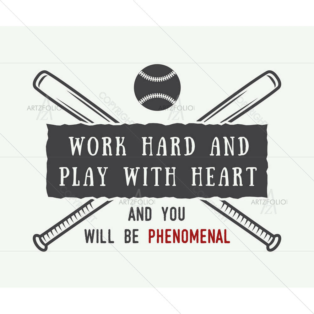 Baseball Logo — custom-size art design 5005389