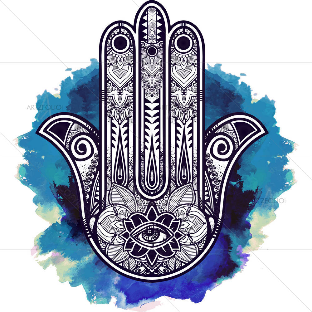 Hamsa Hand Of Fatima Arabic Jewish Cultures D1
