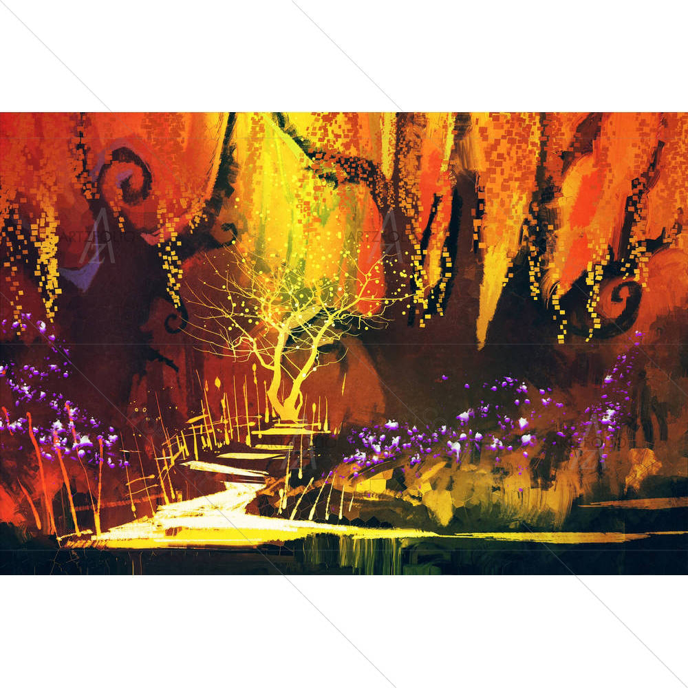 Fantasy Forest D2 — custom-size art design 5005427
