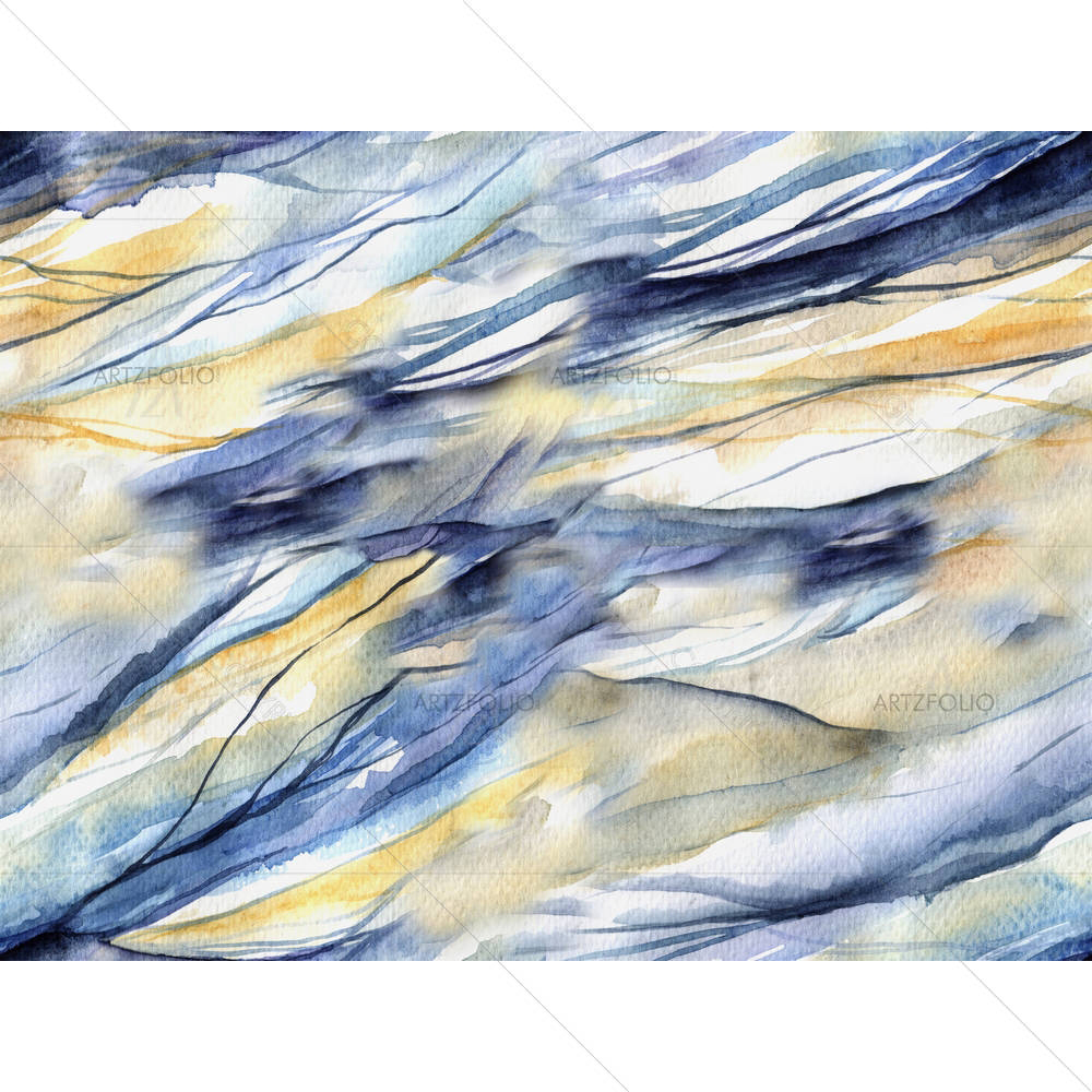 Watercolor Spots D2 — custom-size art design 5005479