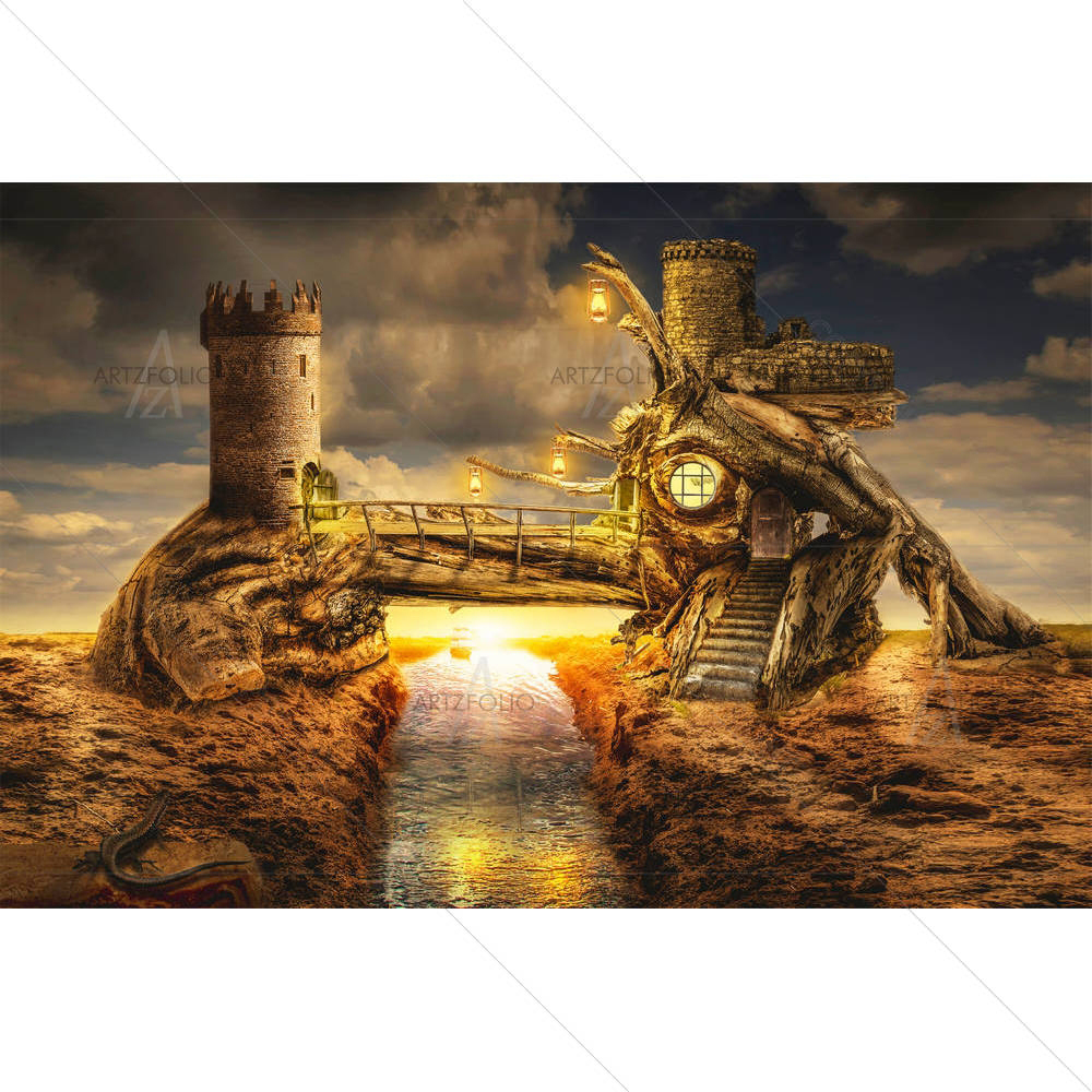 Fairy House Fort D2 — custom-size art design 5005493