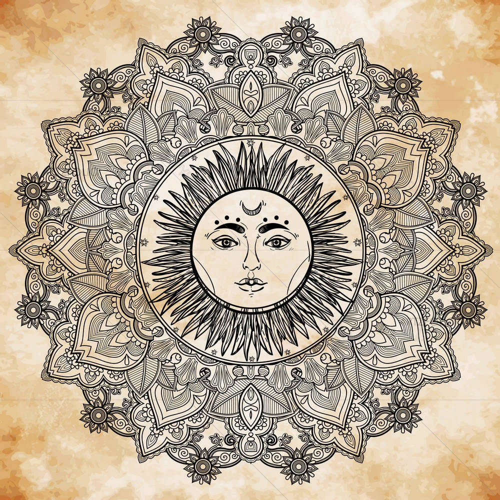 Sun Mandala — custom-size art design 5005514